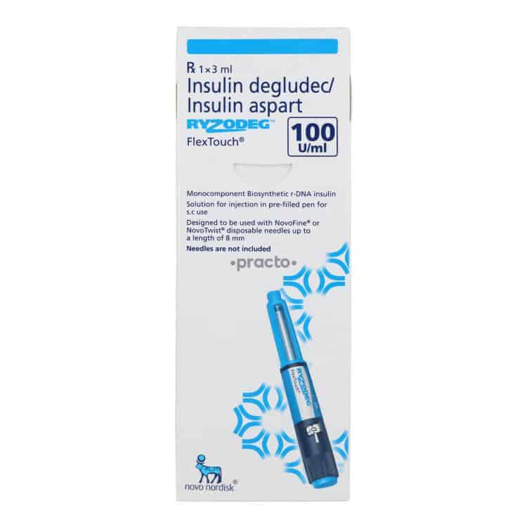 Ryzodeg (Generic Insulin Degludec (rDNA Origin) Injection