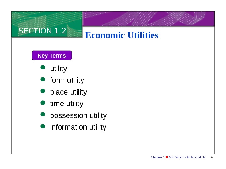 Chapter 1 Marketing Is All Around Us