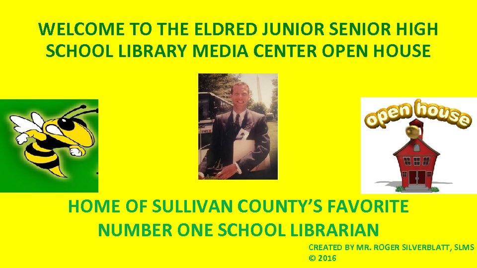 TO THE ELDRED JUNIOR SENIOR HIGH SCHOOL