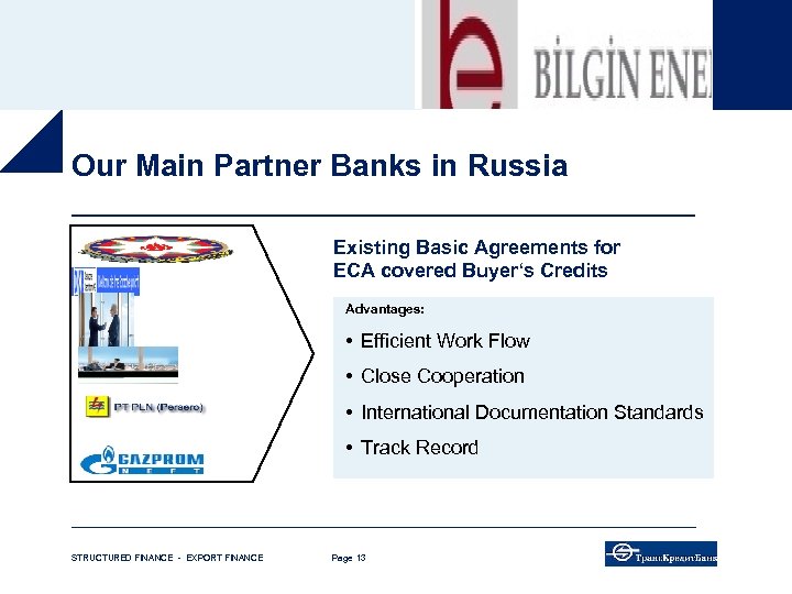 STRUCTURED FINANCE EXPORT FINANCE Presentation for xxxxx