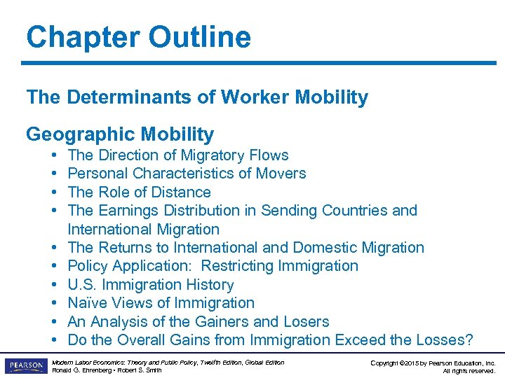Modern Labor Economics: Theory and Public Policy:.