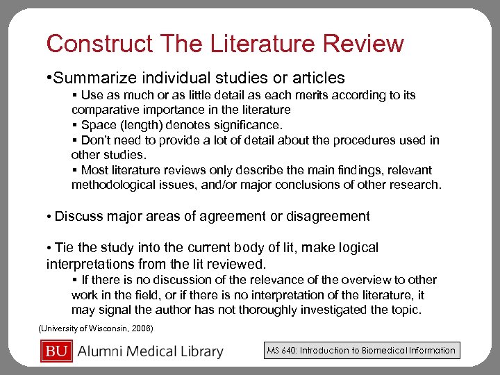 How To Write A Literature Review Research