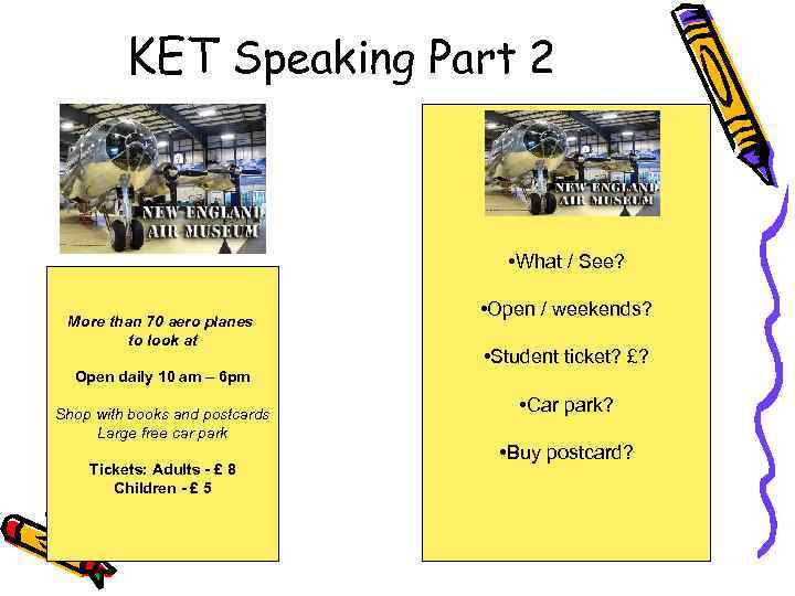KET Speaking Part 2 Address 22 Main