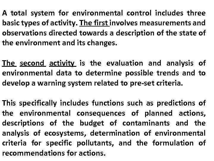 Environmental Monitoring моніторинг довкілля Environmental Control