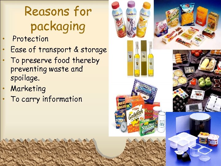 Food Packaging Food labelling PDST Home