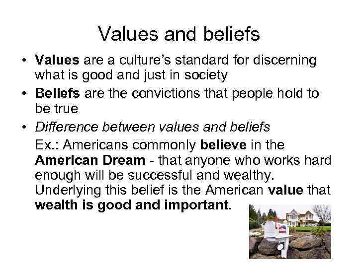 Culture Learning Objectives What Is Culture