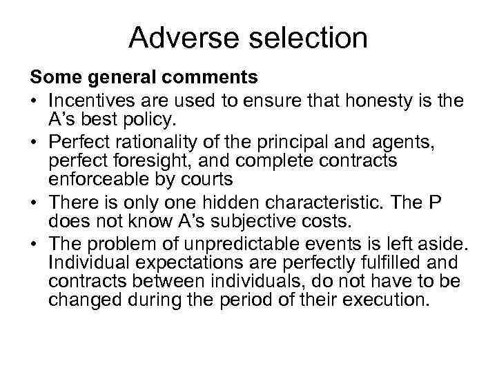 Contract Theory Basic Principles of Contractual Obligations