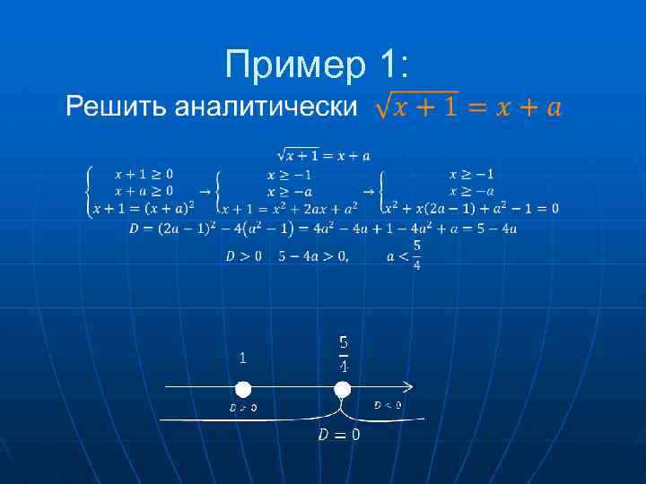 Задачи с параметрами Некоторые методы решения задач