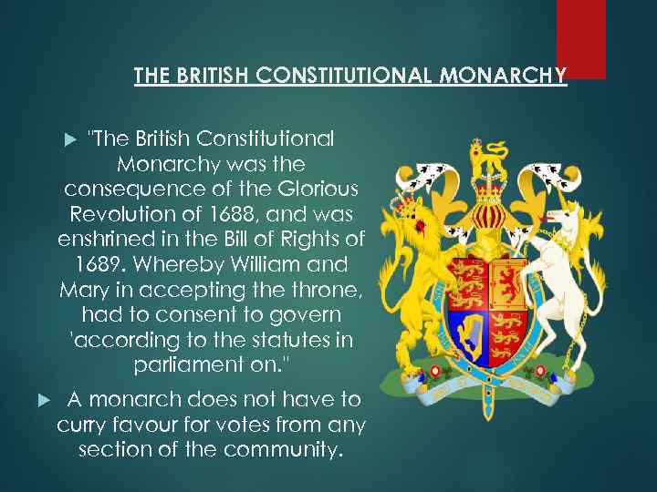 BRITISH MONARCHY DIRECT MEANING OF THE WORD