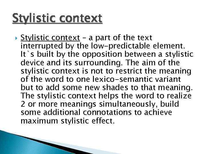 Lecture 4 The text as the object of