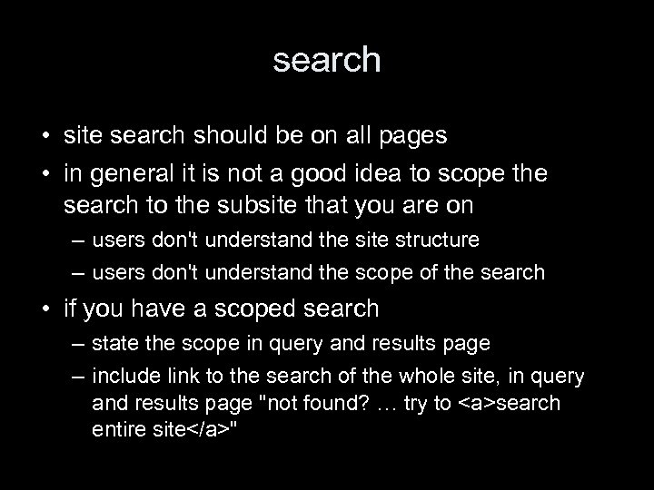 LIS 650 lecture 3 Web site design Thomas