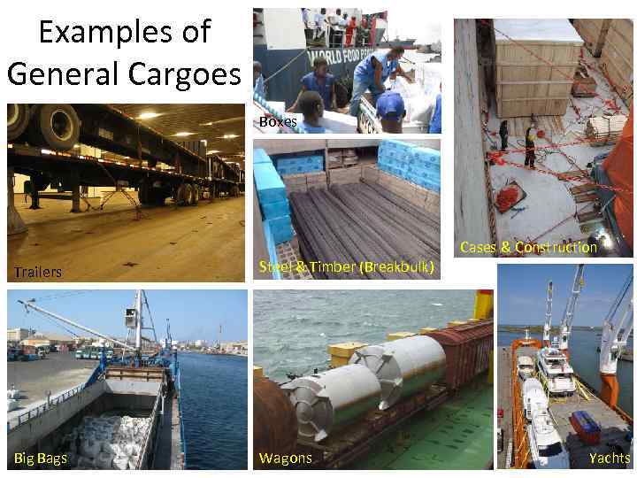 Different types of cargo and their packing