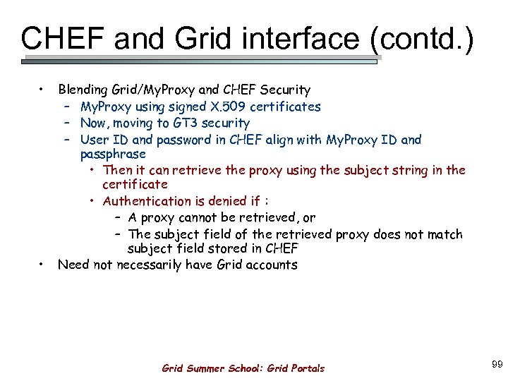Grid Portals A User s Gateway to the