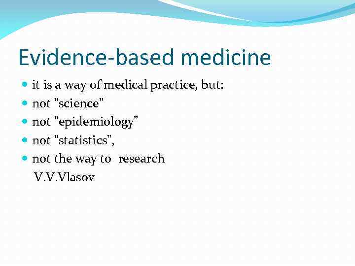 Definition of evidencebased medicine The history of the
