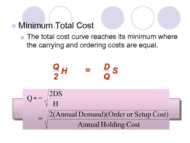 CHAPTER 4 INVENTORY MANAGEMENT LEARNING OBJECTIVES l