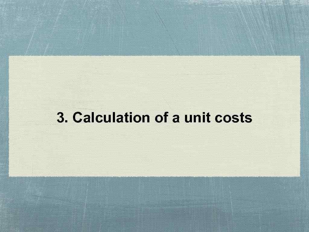 Production Costs of Enterprise 1 Production costs definition
