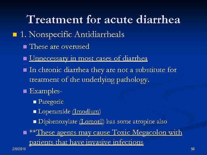 Gastroenteritis Infections of the GI Tract and Diarrhea