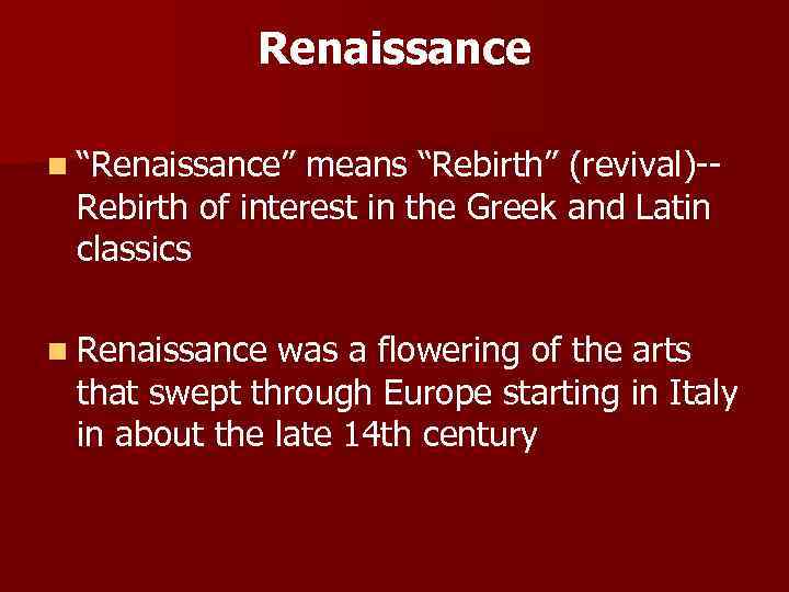 What does the word revival mean in the Bible?