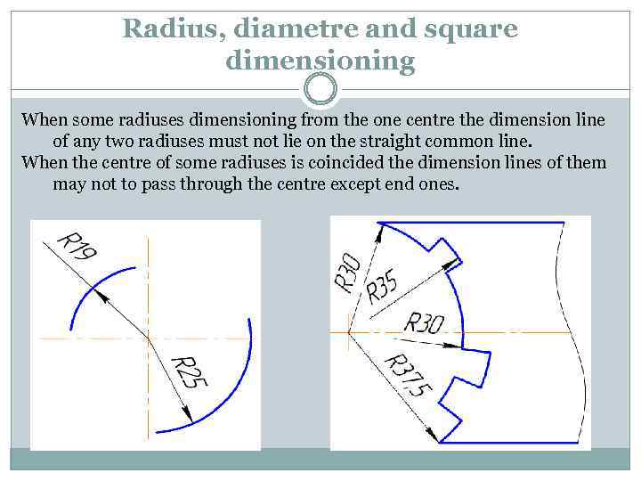 Dimensioning on technical drawing THEME 4 Introduction