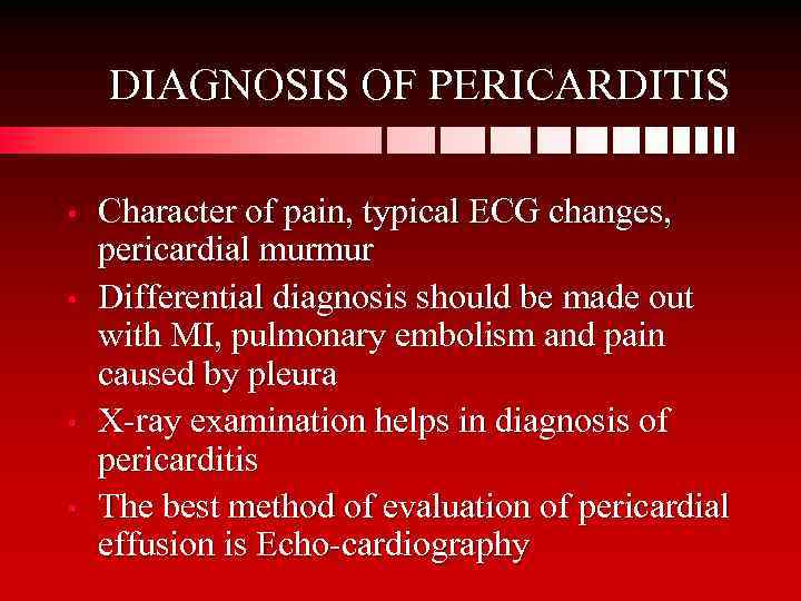 CHEST PAIN Differential Diagnosis Vladimir Konstantinov MD Professor