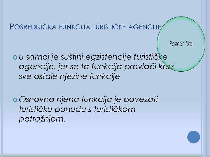 Ekonomika Turizma 5 Tematska Jedinica Turisticko Posrednistvo