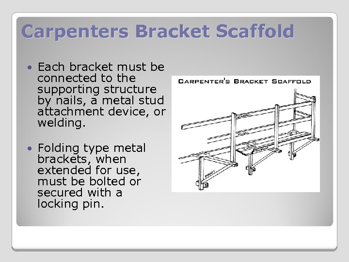 Scaffolding Safety Training Working Safely on Construction Scaffoldings