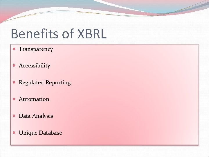Introduction to XBRL Contents What Is XBRL
