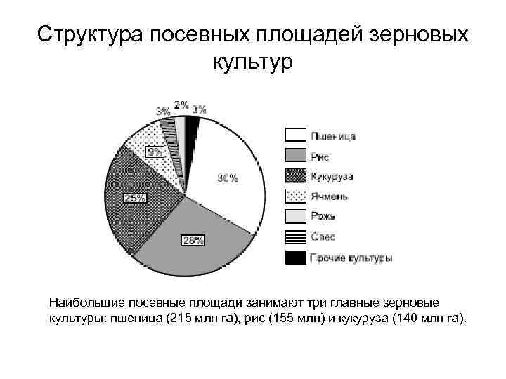 Китай занимал 2 место определите по диаграмме какое место по производству пшеницы занимала аргентина