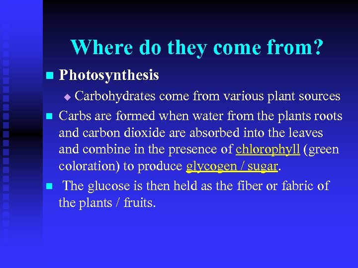 Healthy Carbohydrates Presented by Professor Steven P Dion