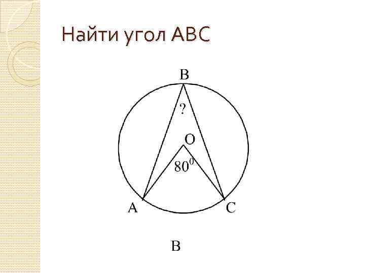 ЦЕНТРАЛЬНЫЕ И ВПИСАННЫЕ УГЛЫ Геометрия 8 класс Учитель