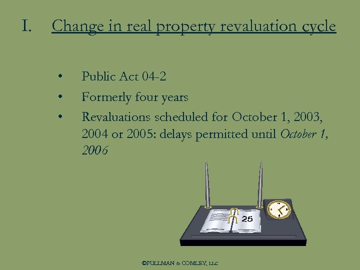 Important Connecticut Property Tax Developments 2004 2005