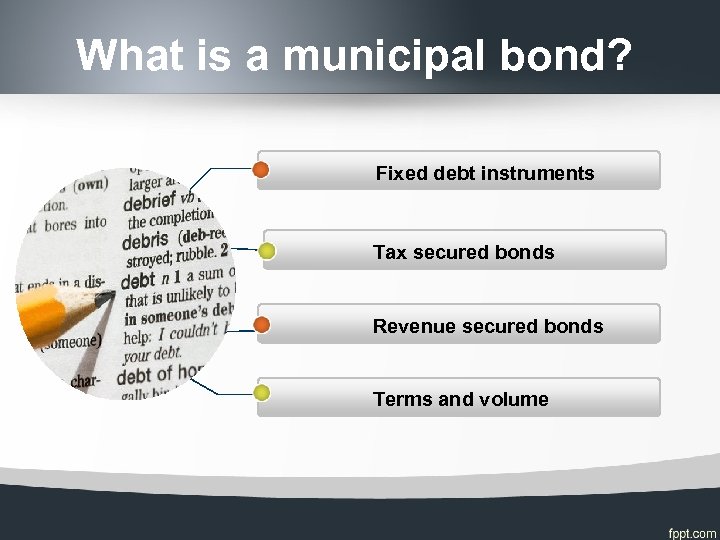 Municipal Bonds BA 561 Supply Chain Management