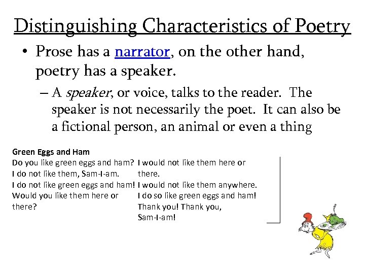 The Major Differences Between Poems and Prose
