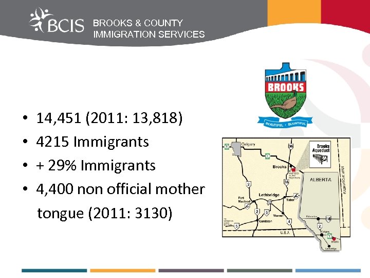 BROOKS COUNTY IMMIGRATION SERVICES Refugee Settlement Trends