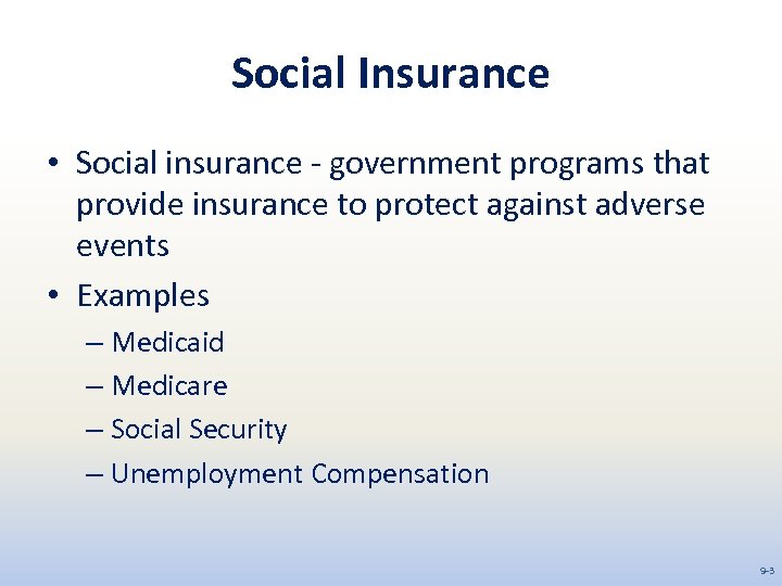 THE HEALTH CARE MARKET Chapter 9 U