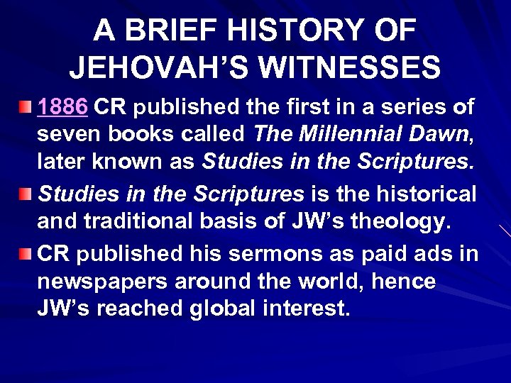 THE LORD JESUS CHRIST VS JEHOVAH S WITNESSES Dr