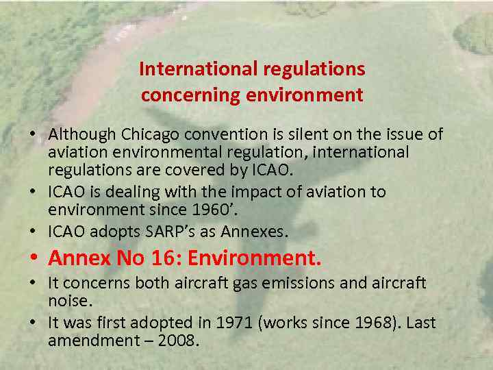 Regulations concerning environment protection Grzegorz Zając Ph D