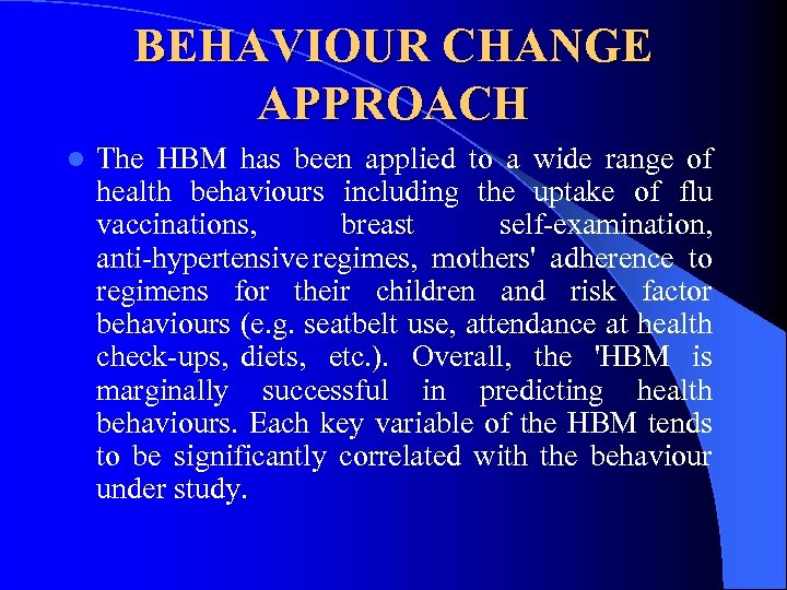 Health Promotion Health Psychology Concerns of health