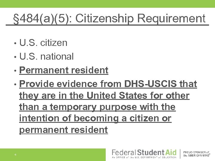 Session 26 Resolving Citizen and Eligible Noncitizen Issues