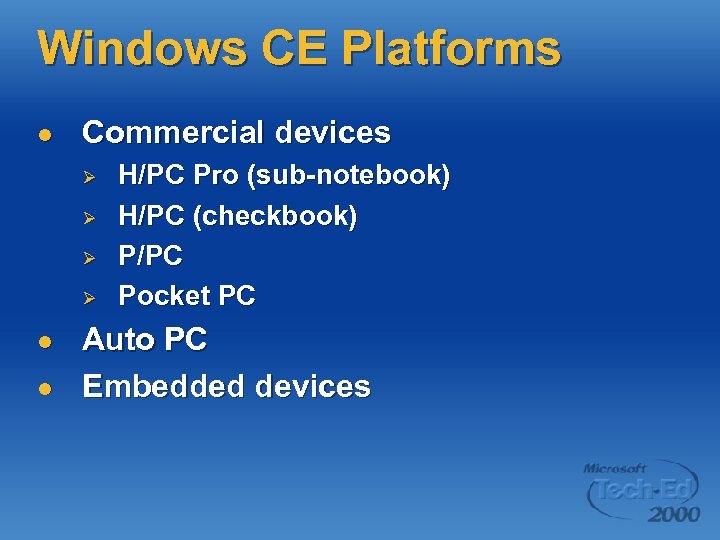 Developing Windows CE Applications With Visual Basic