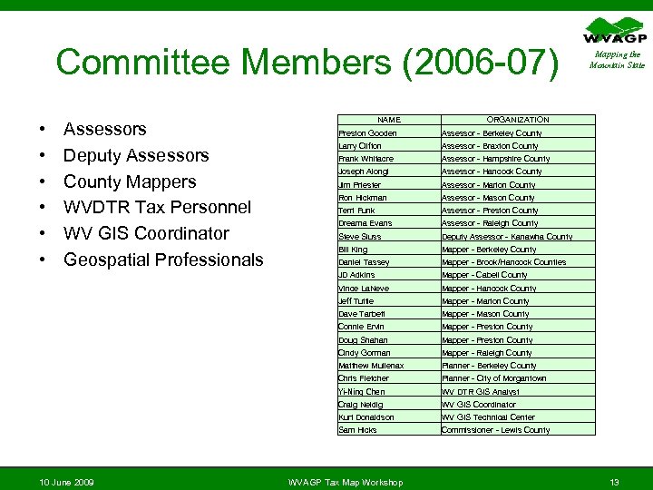 New Tax Map Standard for Maintenance and Publishing