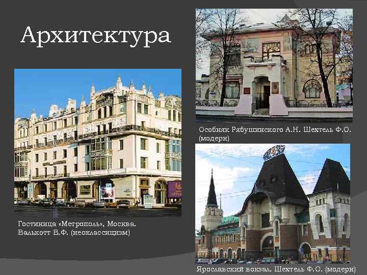 СЕРЕБРЯНЫЙ ВЕК Просвещение Наука Литература Живопись