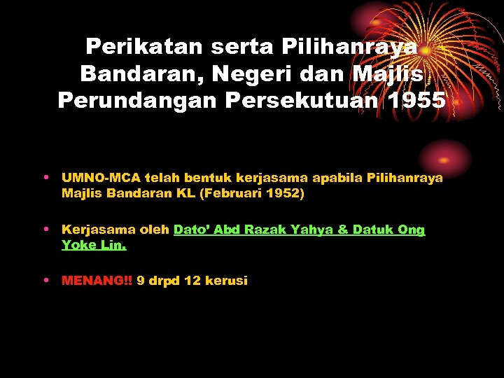 PEMBINAAN NEGARA DAN BANGSA YANG MERDEKA Ahli Syazana