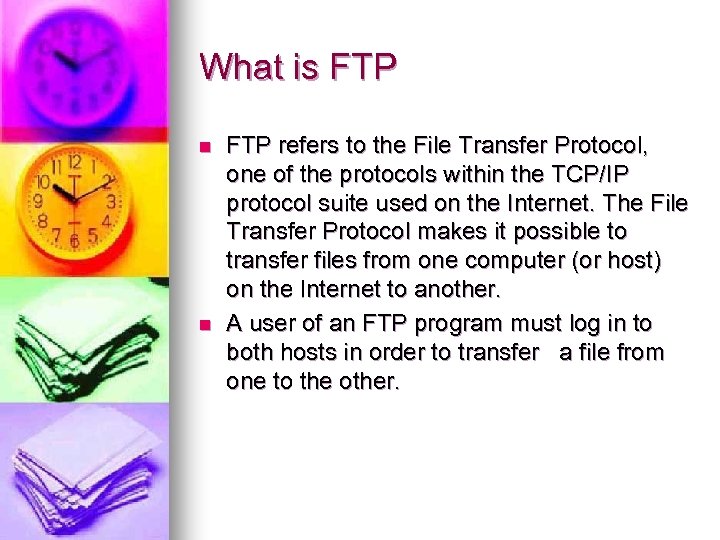 File Transfer Methods A Security Perspective