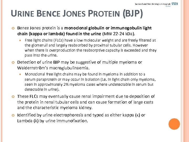 SPECIFIC PROTEIN MARKERS JENNA WALDRON 7 TH JUNE