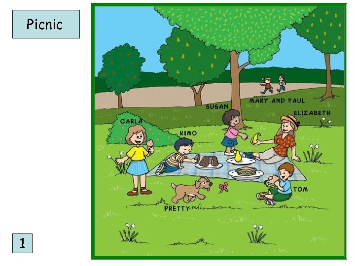 Picnic 1 1 Picture Description Dorit