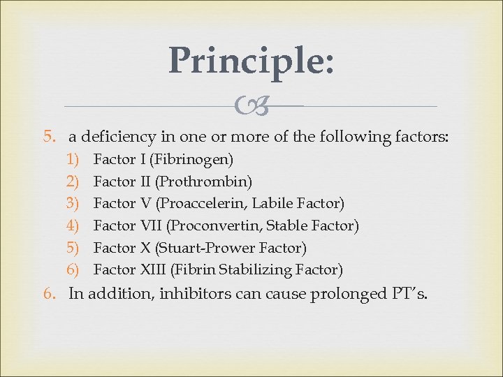Coagulation Screening Test Mr Mohammed A Jabar