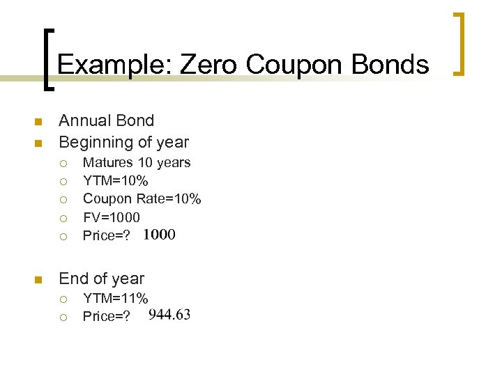 Interest Rates and Money Treasury Bills n