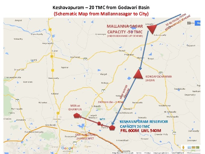 PRESENTATION ON HYDERABAD CITY WATER SUPPLY SYSTEM Sri