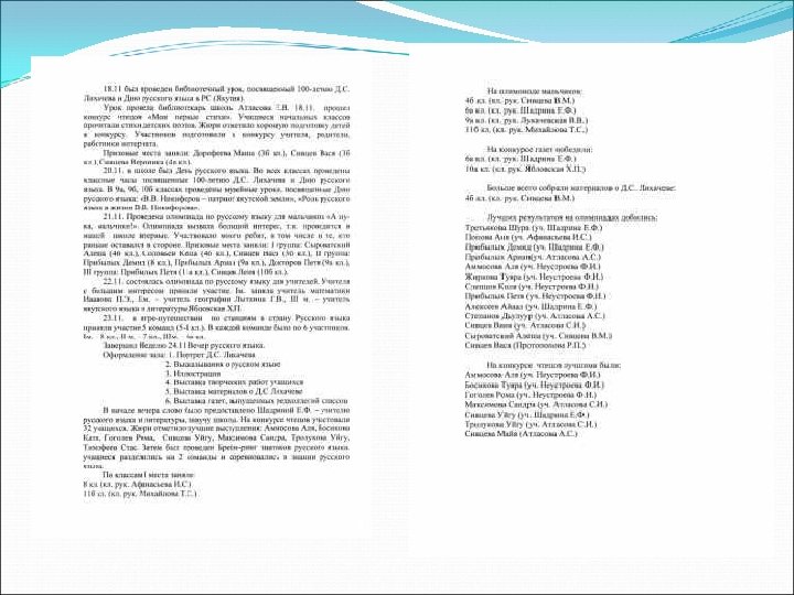Портфолио заместителя директора по учебновоспитательной работе учителя